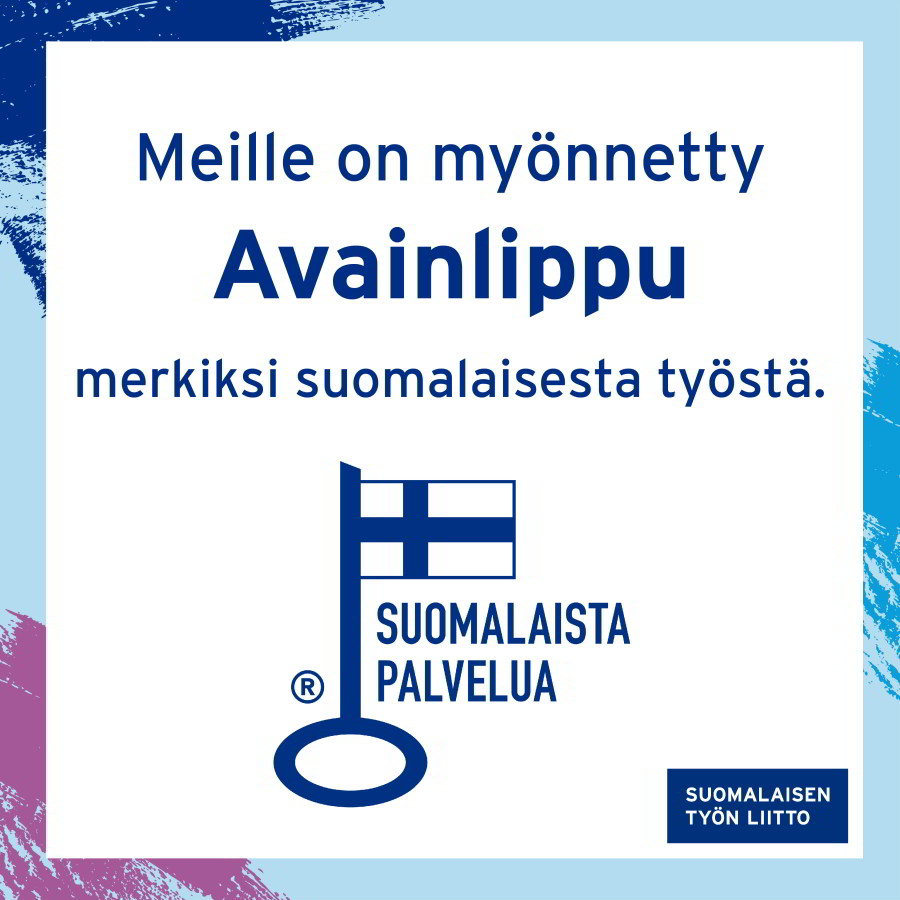 Avainlippu merkkinä suomalaisesta työstä